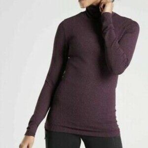 Athleta Flurry Peak Seamless Turtleneck Size S